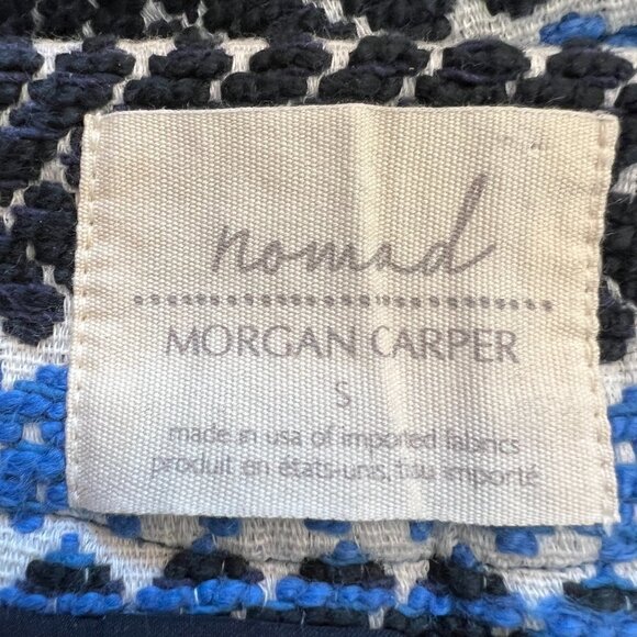 Anthro Nomad Norman Carper Textural Herringbone Stripe Mini Skirt POCKETS! Sz‎ S - Picture 11 of 14